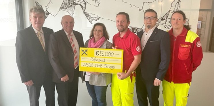 Spende: Raiffeisenbank Groß Gerungs (Foto: Raiffeisenbank Groß Gerungs)