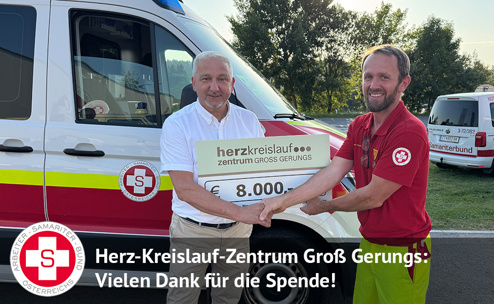 Spende: Herz-Kreislauf-Zentrum Groß Gerungs