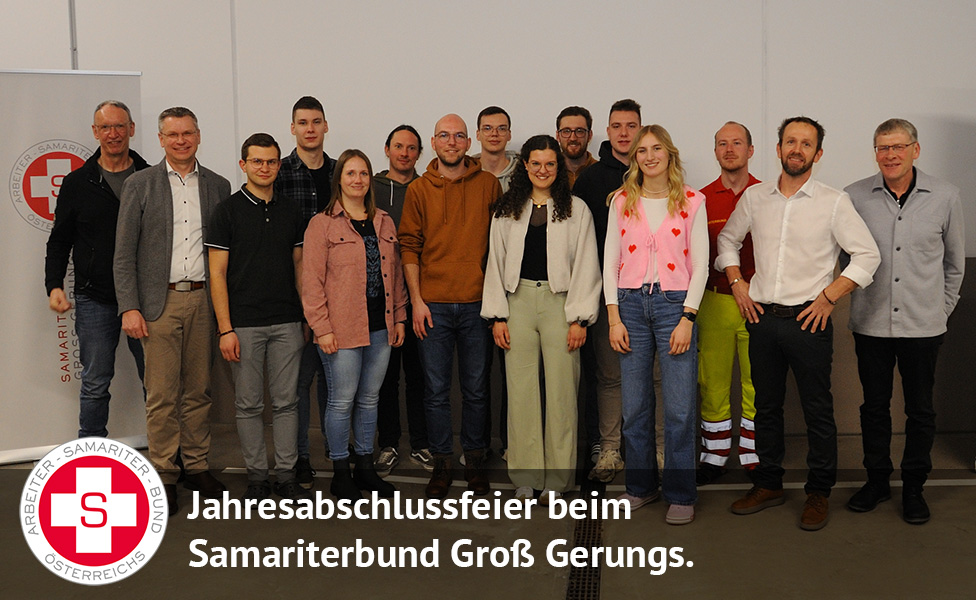 Jahresabschlussfeier beim Samariterbund Groß Gerungs.