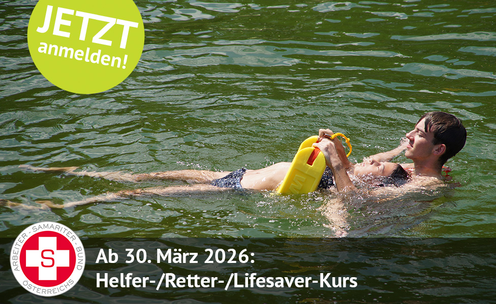 Ab 30. März 2026: Helfer-/Retter-/Lifesaver-Kurs. Jetzt anmelden!