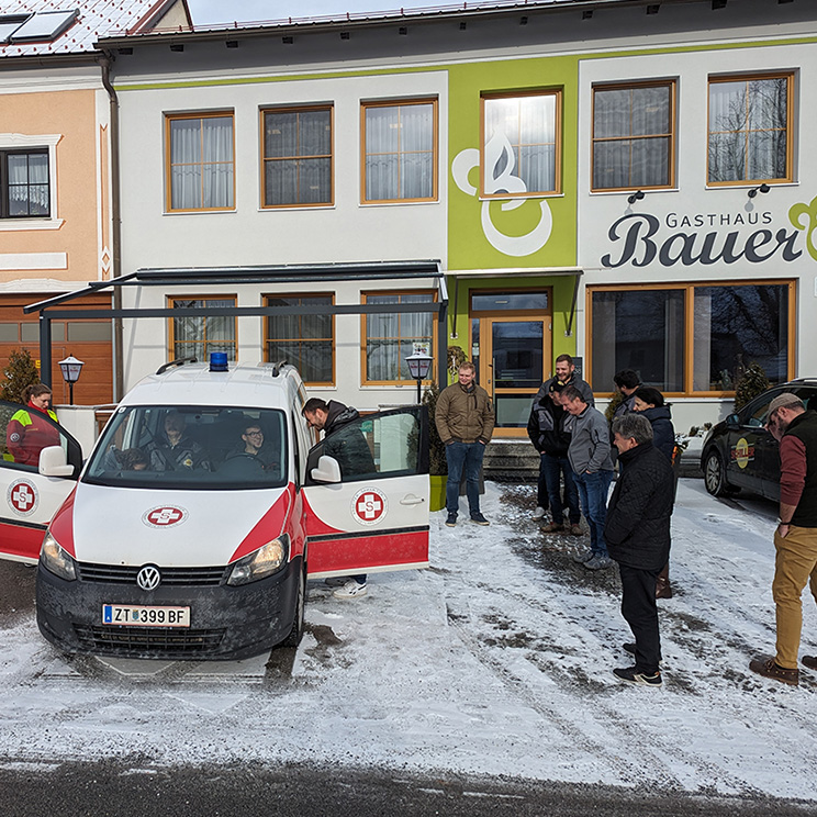 Erste-Hilfe-Kurs: Firma Schiller