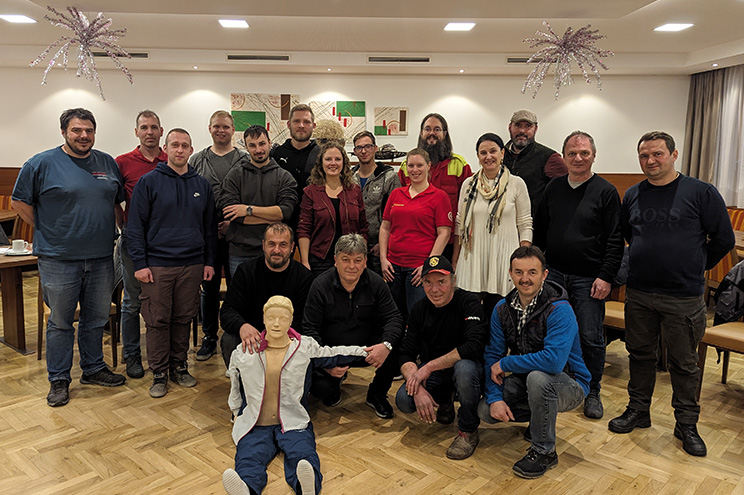 Erste-Hilfe-Kurs: Firma Schiller