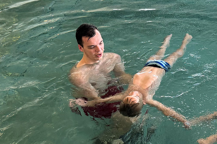 Kinderschwimmkurs in Liebenau