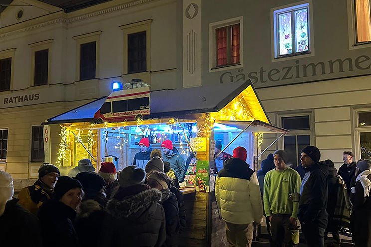 Wintersonnenwende mit Hüttendorf