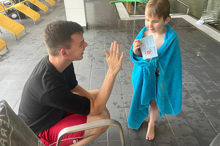 Kinderschwimmkurs in Liebenau