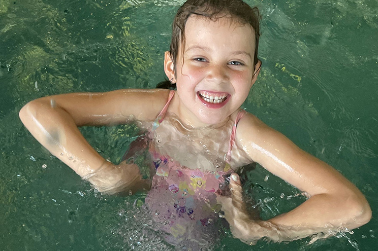 Kinderschwimmkurs in Liebenau