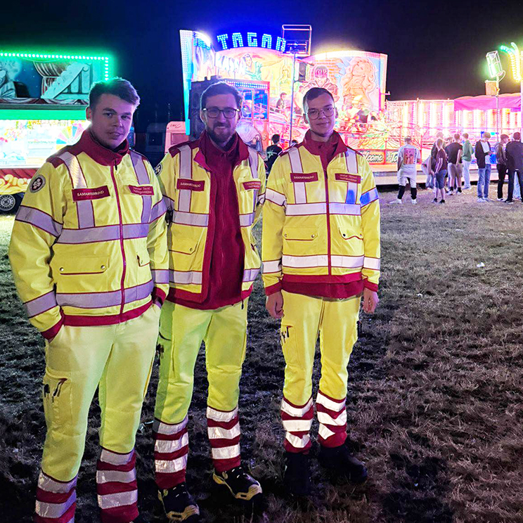 Ambulanzdienst beim Kornmandlfest in Jagenbach