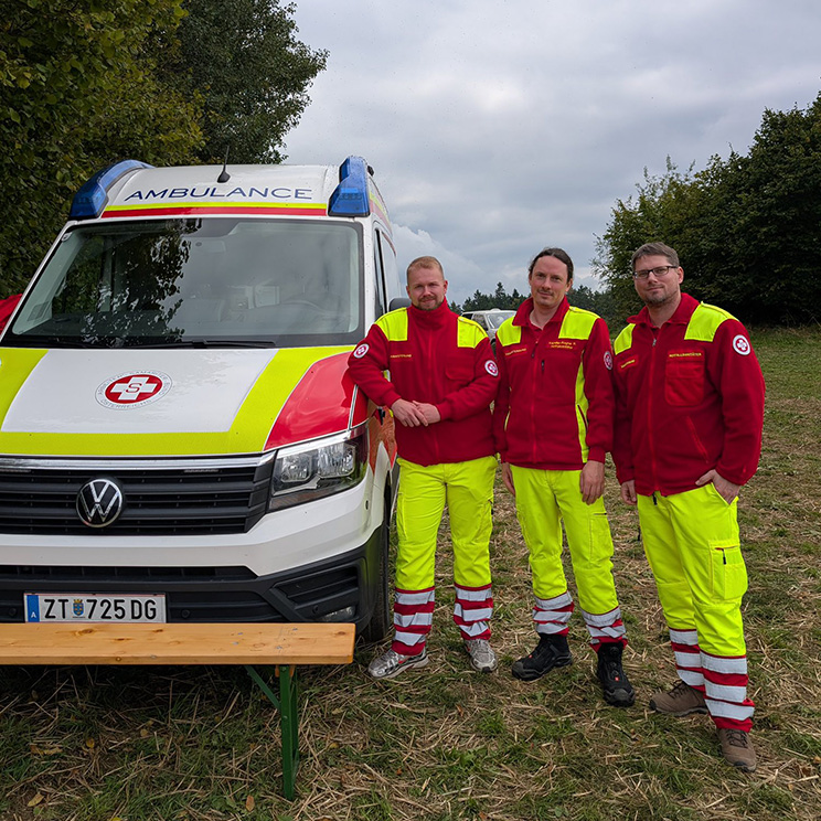 Ambulanzdienst: Autoslalom Arbesbach (in Rammelhof)