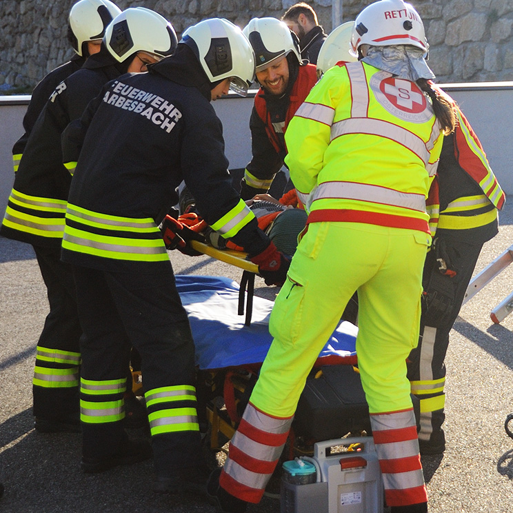 FF-Übung mt der FF Arbesbach