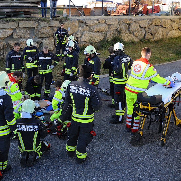 FF-Übung mt der FF Arbesbach