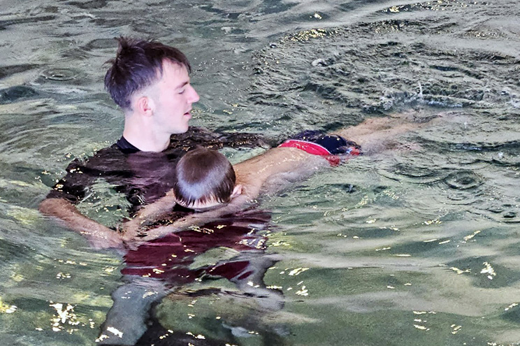Kinderschwimmkurs in Liebenau