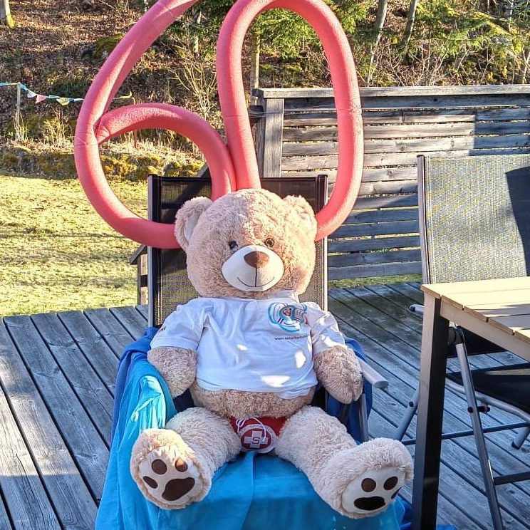 Alles Gute zum Geburtstag, Erik! (Teddybär)